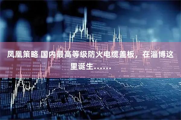 凤凰策略 国内最高等级防火电缆盖板，在淄博这里诞生……
